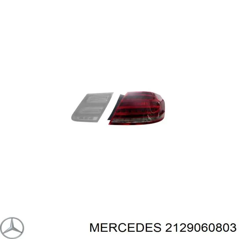 2129060803 Mercedes piloto posterior exterior derecho