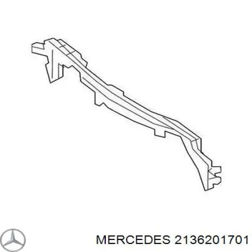 Soporte superior del radiador (panel de montaje de faros) Mercedes 2136201701 precio, desde 82,59 EUR