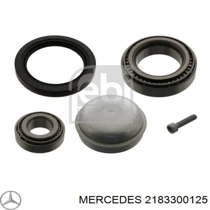 A2183300125 Mercedes cubo de rueda delantero