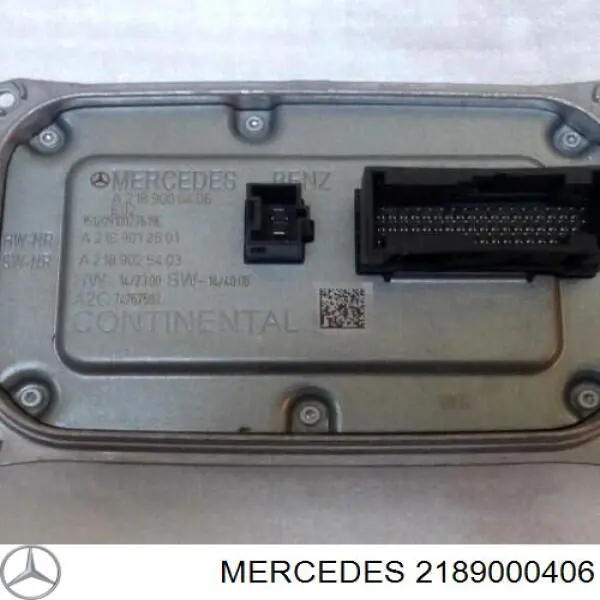 2189000406 Mercedes modulo de control de faros (ecu)