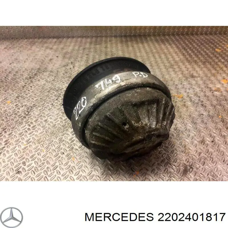 2202401817 Mercedes soporte de motor derecho