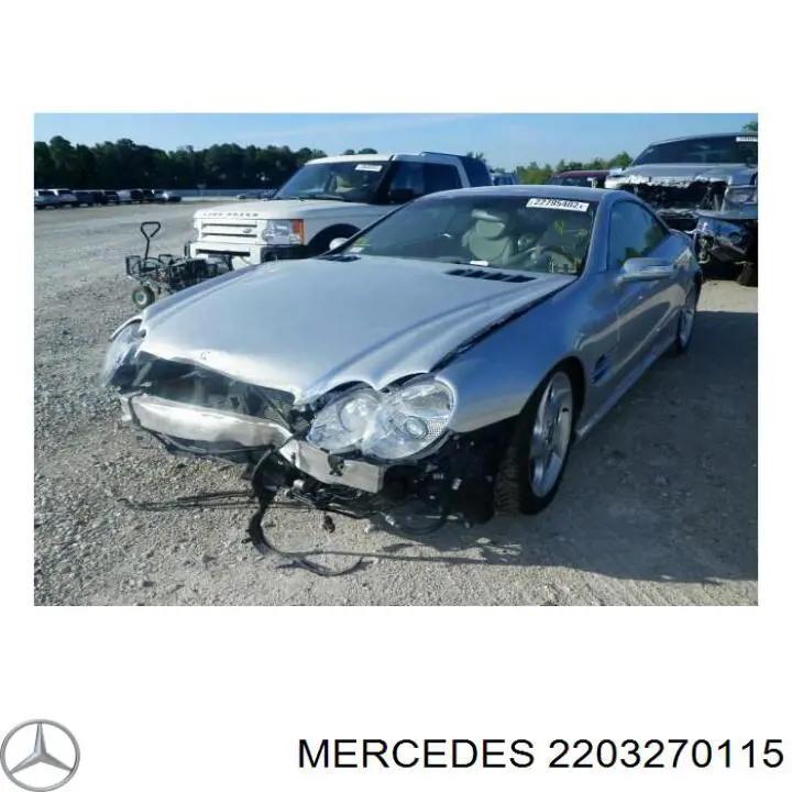 Acumulador hidráulico del sistema de suspensión Mercedes 2203270115