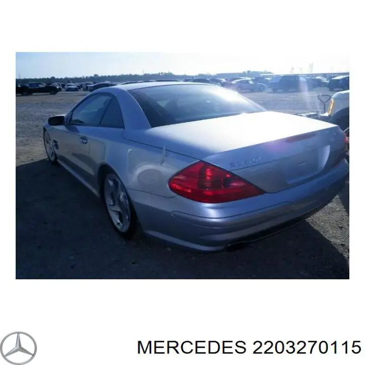 2203270115 Mercedes Acumulador hidráulico del sistema de suspensión