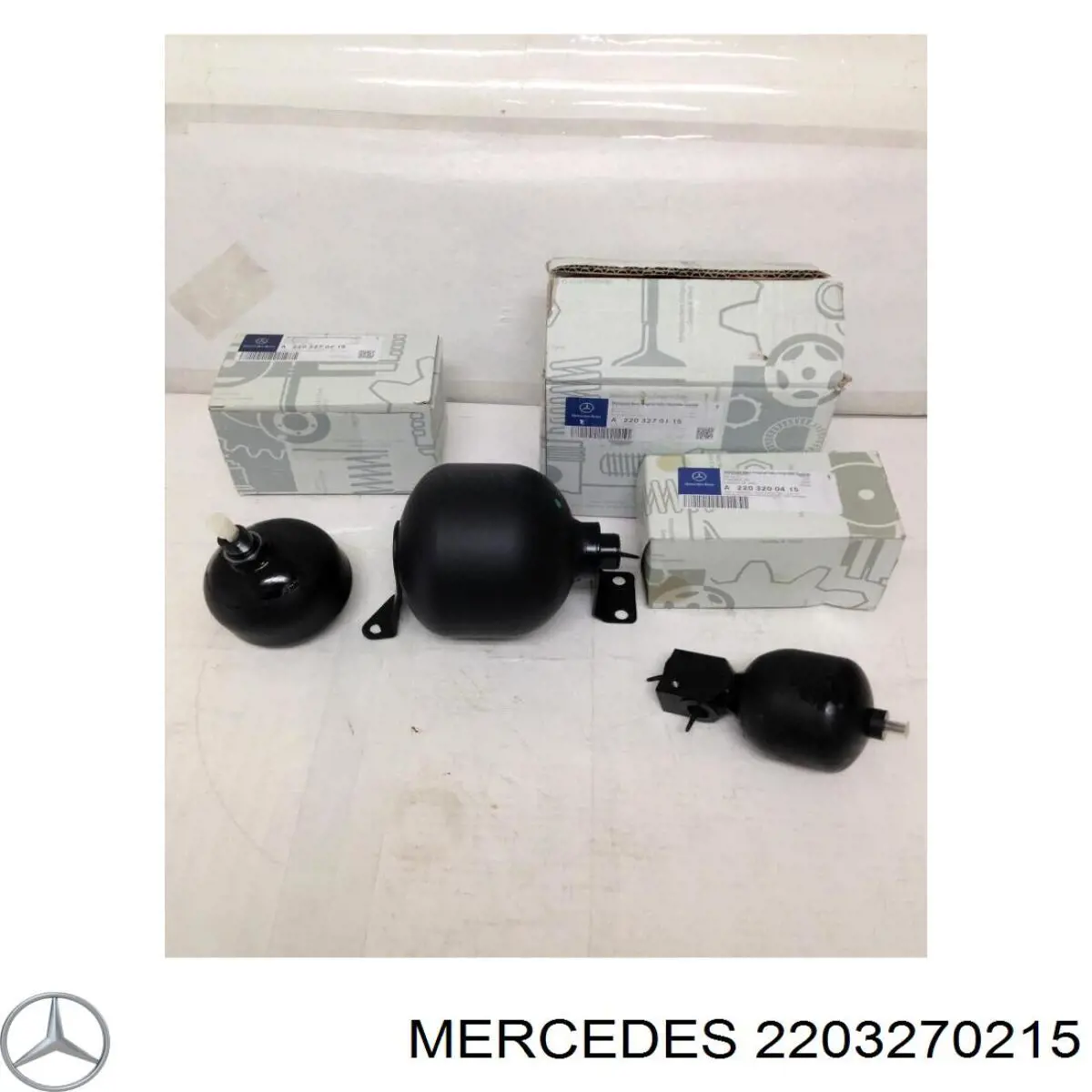 Recipiente neumático 2203270215 Mercedes
