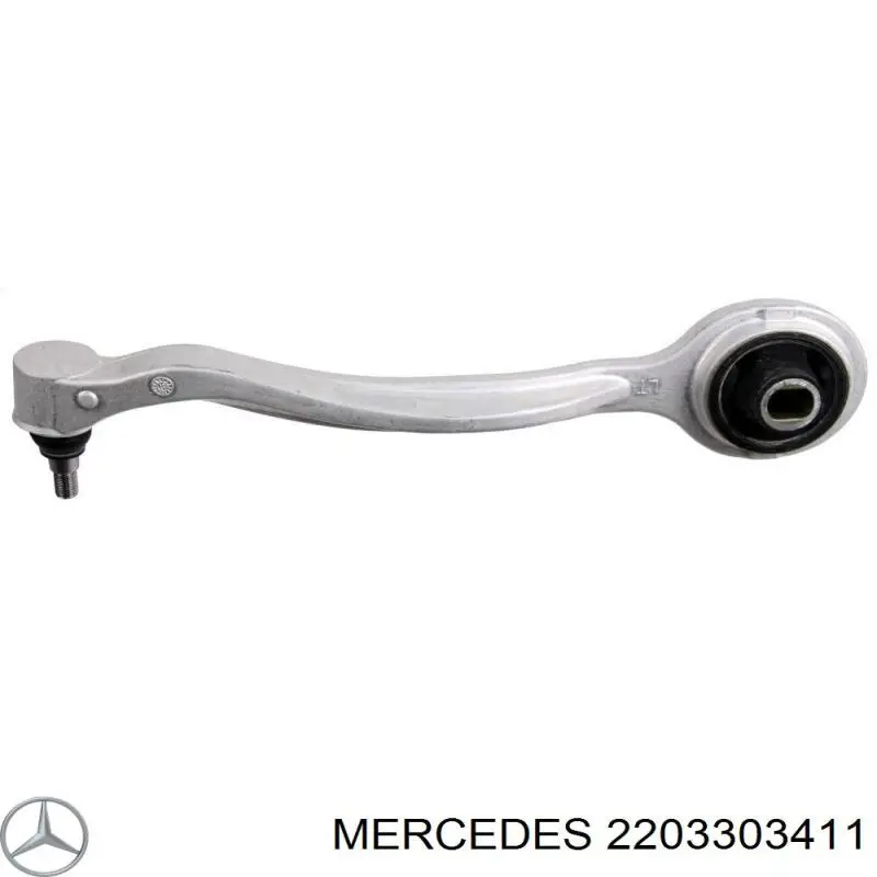 2203303411 Mercedes barra oscilante, suspensión de ruedas delantera, inferior derecha