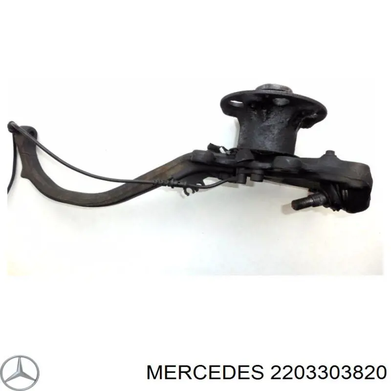 A2203303820 Mercedes muñón del eje, suspensión de rueda, delantero derecho