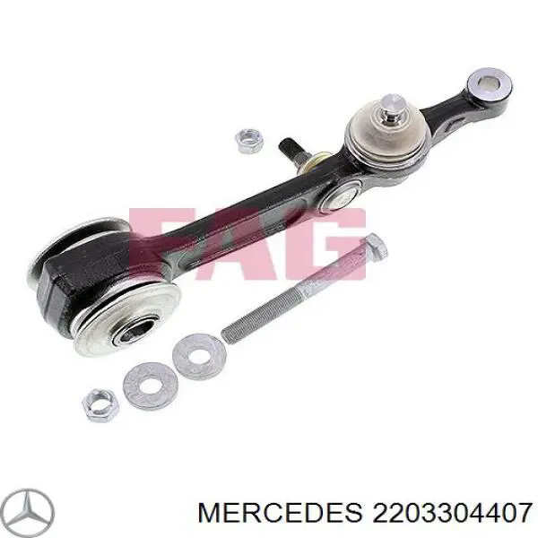 2203304407 Mercedes barra oscilante, suspensión de ruedas delantera, inferior derecha