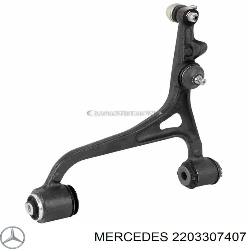 2203307407 Mercedes barra oscilante, suspensión de ruedas delantera, inferior derecha