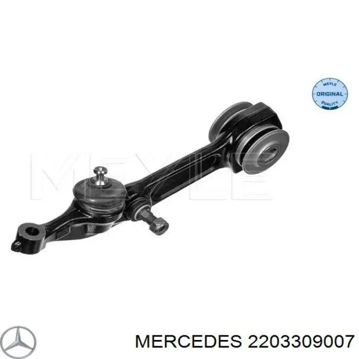 2203309007 Mercedes barra oscilante, suspensión de ruedas delantera, inferior derecha