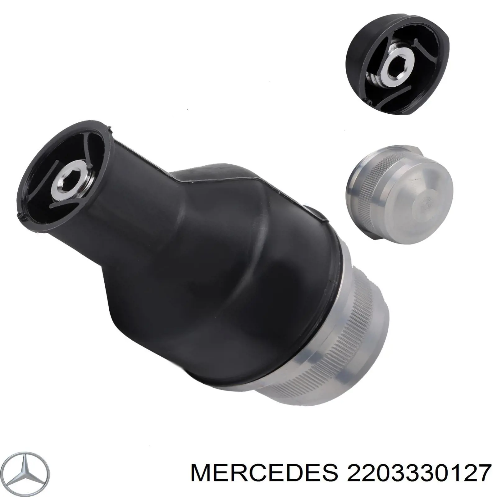 2203330127 Mercedes rótula de suspensión inferior