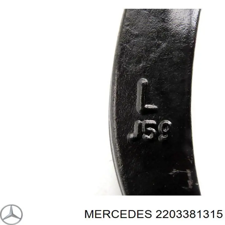 2203381315 Mercedes rótula barra de acoplamiento exterior