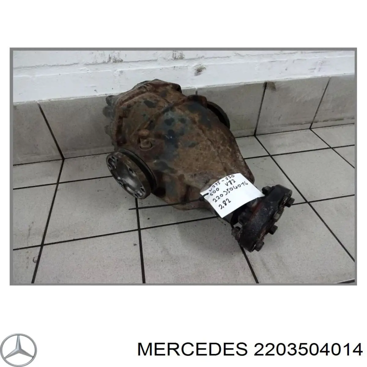 2203504014 Mercedes diferencial eje trasero