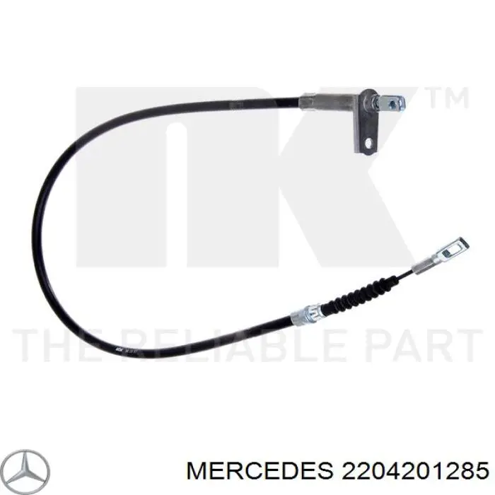 2204201285 Mercedes cable de freno de mano trasero izquierdo