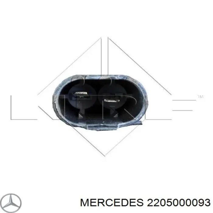 2205000093 Mercedes ventilador del motor