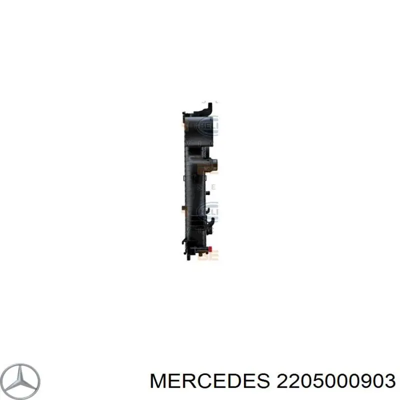 Radiador de água Mercedes 2205000903