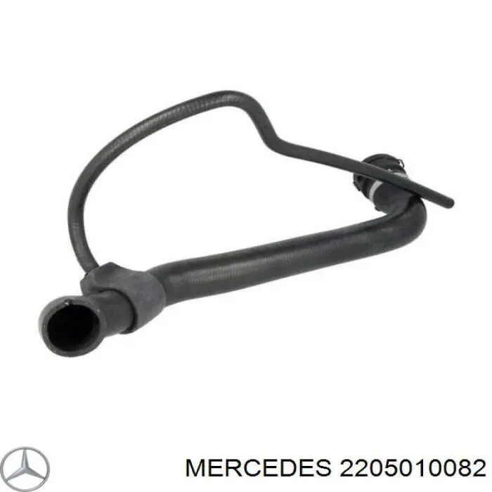 2205010082 Mercedes tubería de radiador arriba