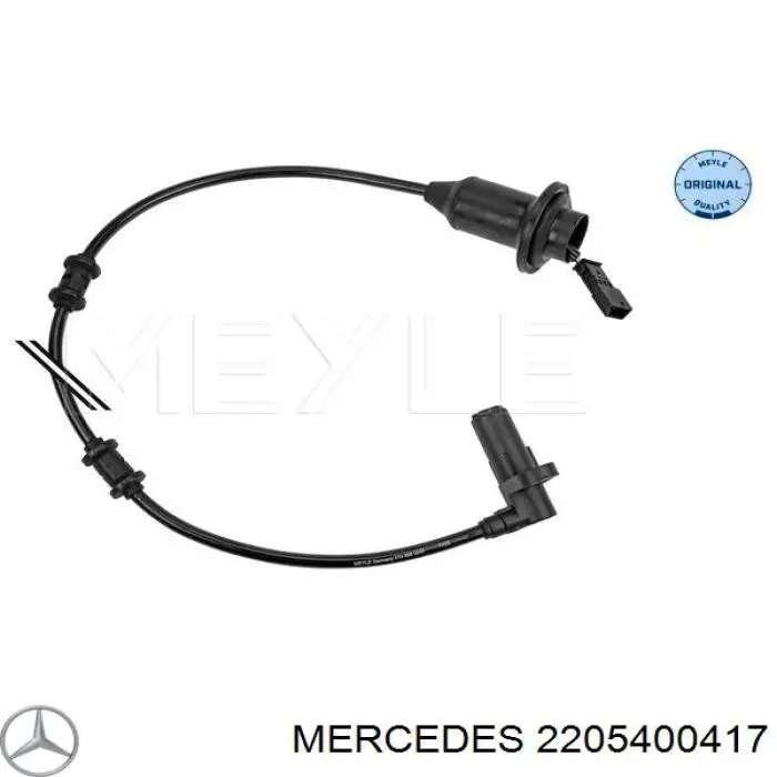 2205400417 Mercedes sensor abs trasero izquierdo