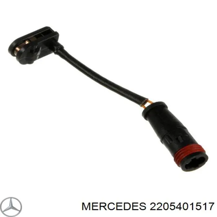 2205401517 Mercedes contacto de aviso, desgaste de los frenos, delantero derecho
