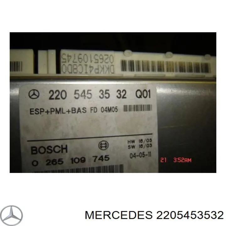 Comprar 2205453532 Mercedes Módulo de control de ESP