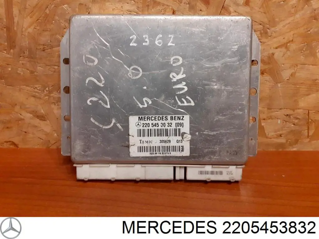 2205453832 Mercedes unidad de control, suspensión neumática