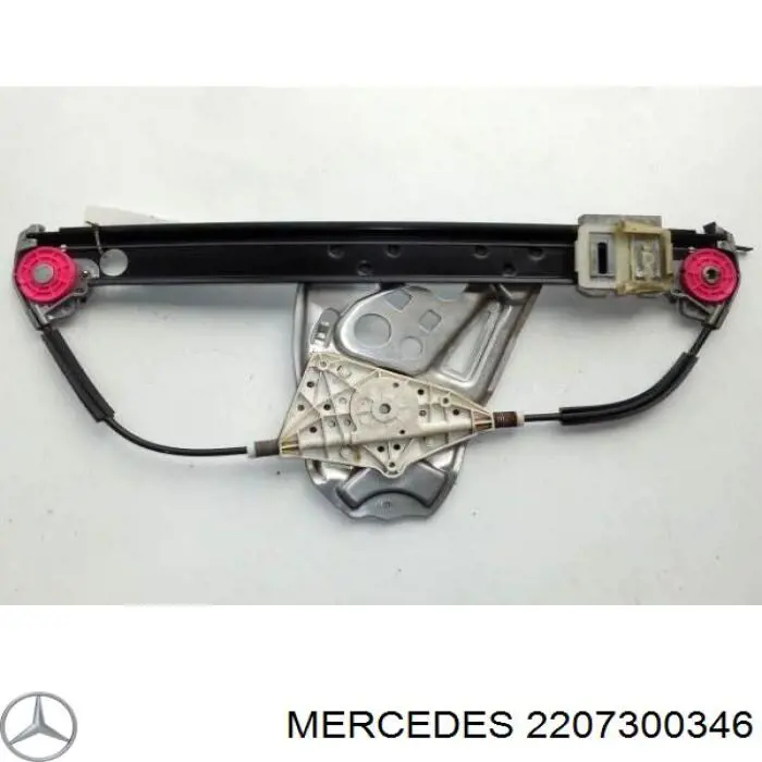 2207300346 Mercedes mecanismo de elevalunas, puerta trasera izquierda