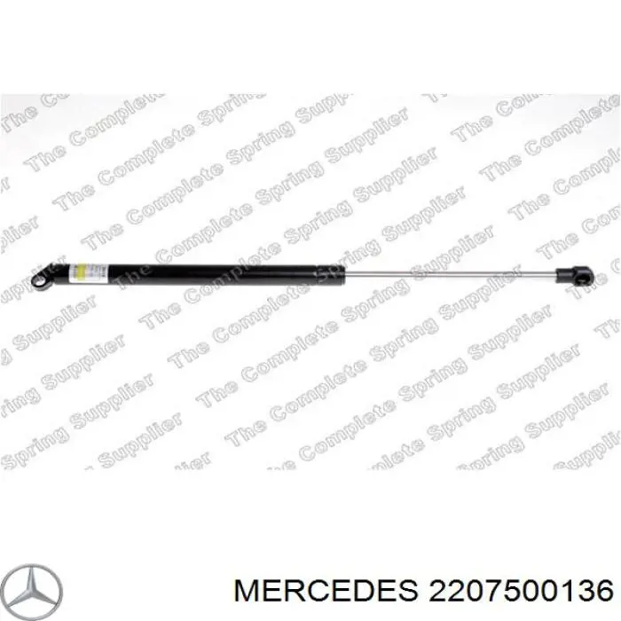 2207500136 Mercedes amortiguador de maletero