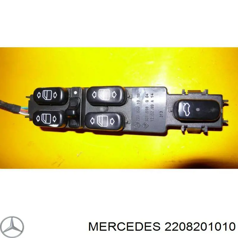 Comprar 2208201010 Mercedes Interruptor de elevalunas delantera izquierda