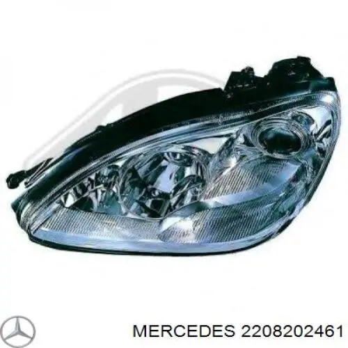 2208202461 Mercedes faro derecho