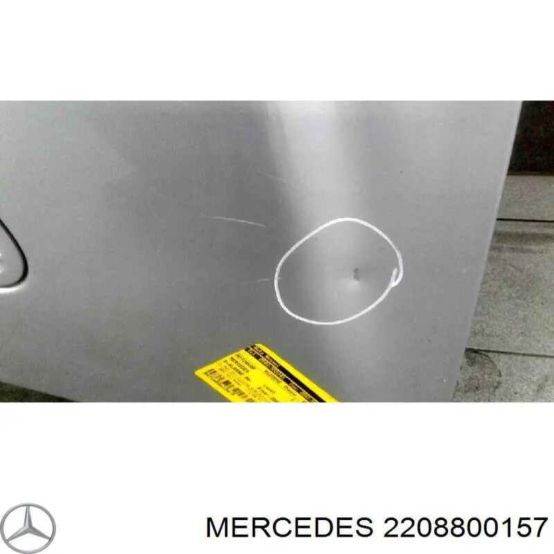 2208800157 Mercedes capó
