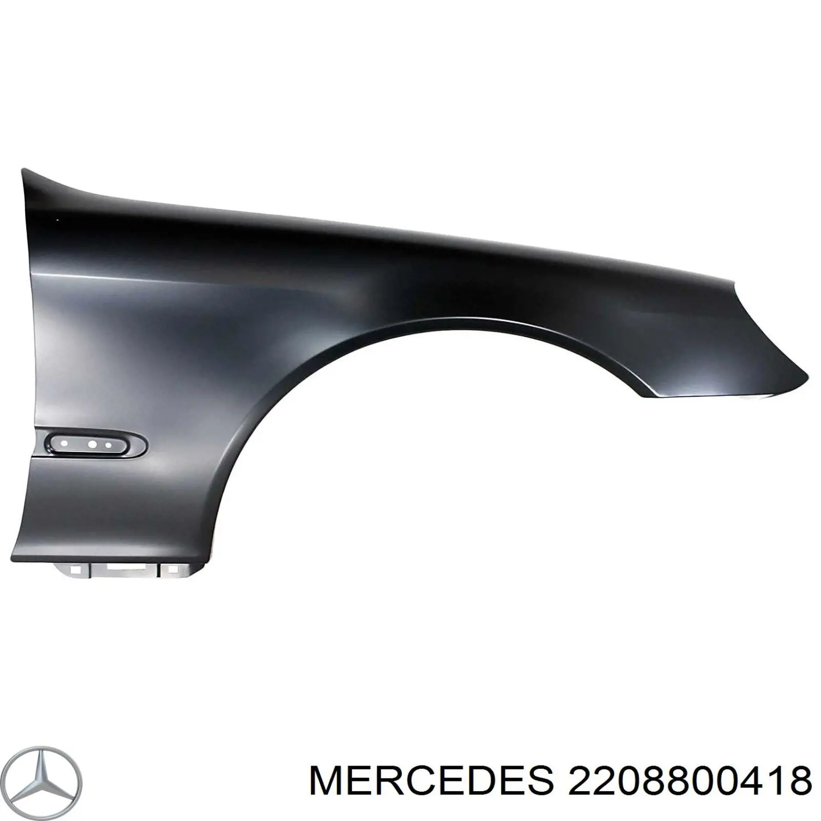 Guardabarros delantero derecho para Mercedes S (W220)