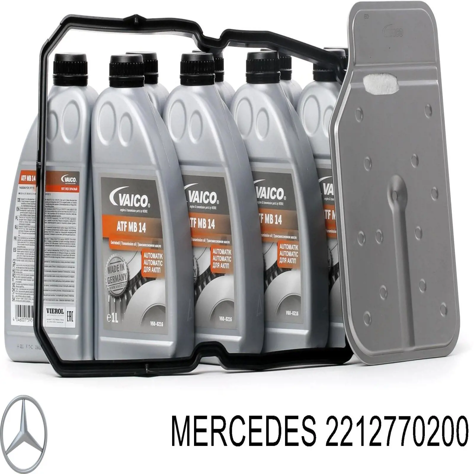 2212770200 Mercedes filtro caja de cambios automática