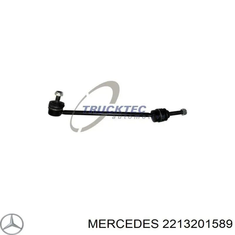 2213201589 Mercedes barra estabilizadora delantera izquierda