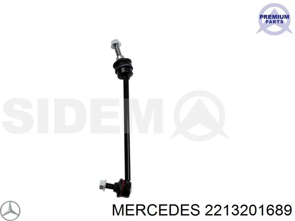 2213201689 Mercedes barra estabilizadora delantera derecha
