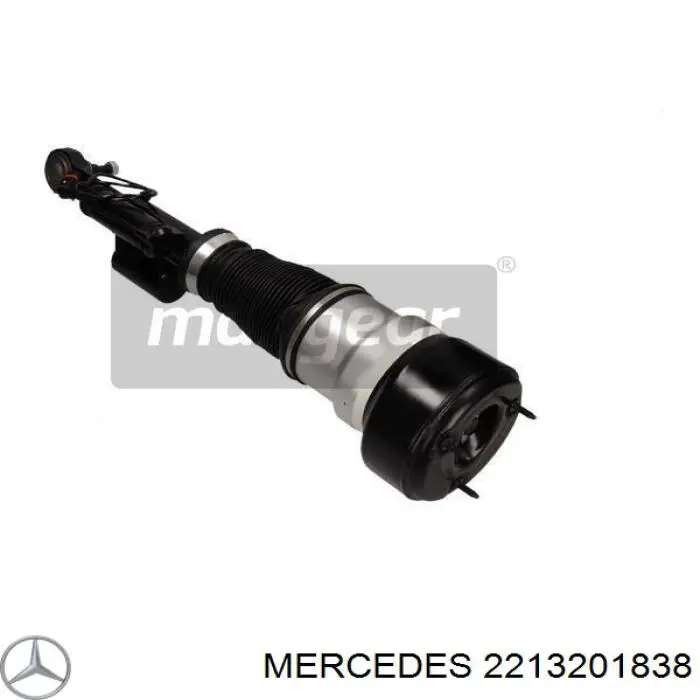 2213201838 Mercedes amortiguador delantero derecho