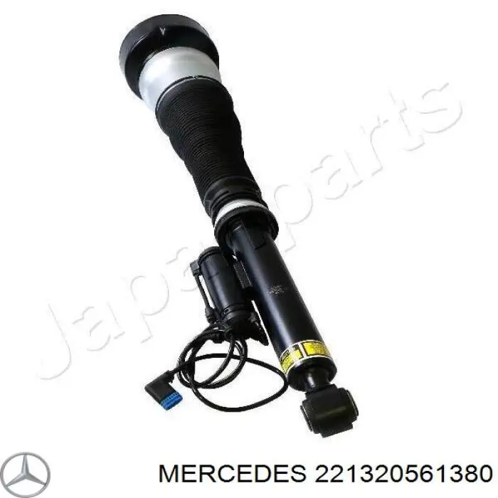 221320561380 Mercedes amortiguador trasero derecho