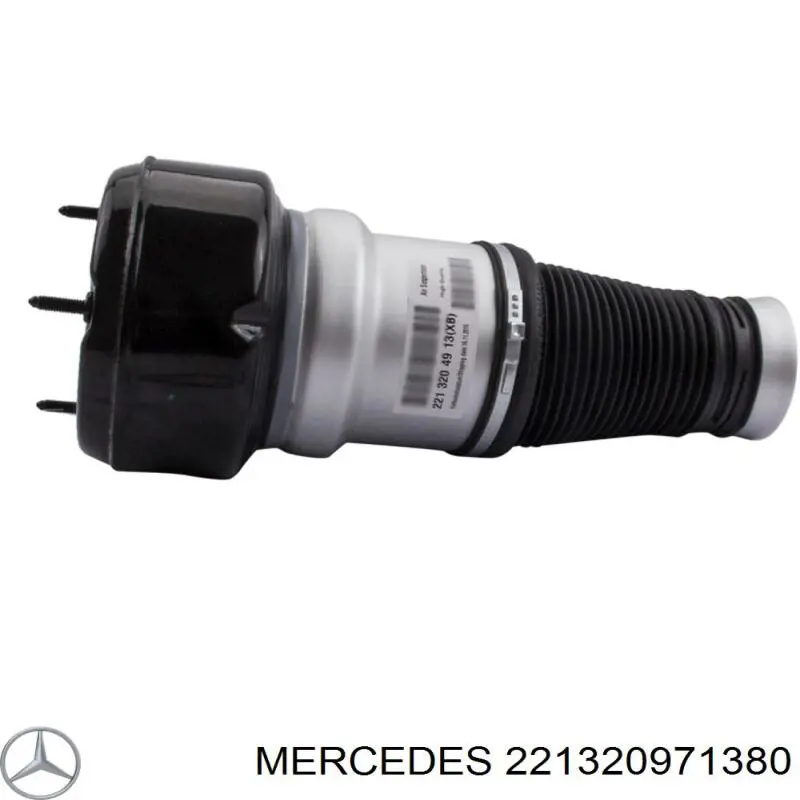 221320971380 Mercedes amortiguador delantero izquierdo