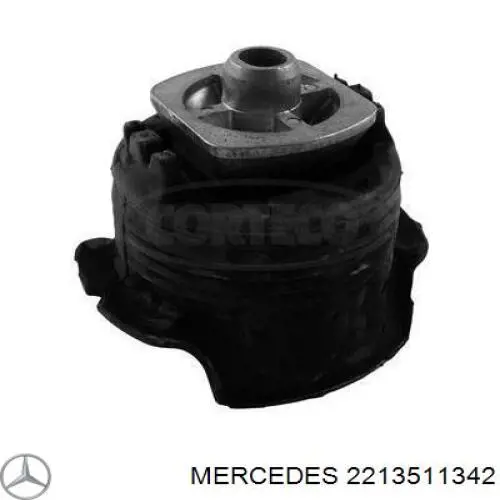 2213511342 Mercedes suspensión, cuerpo del eje trasero