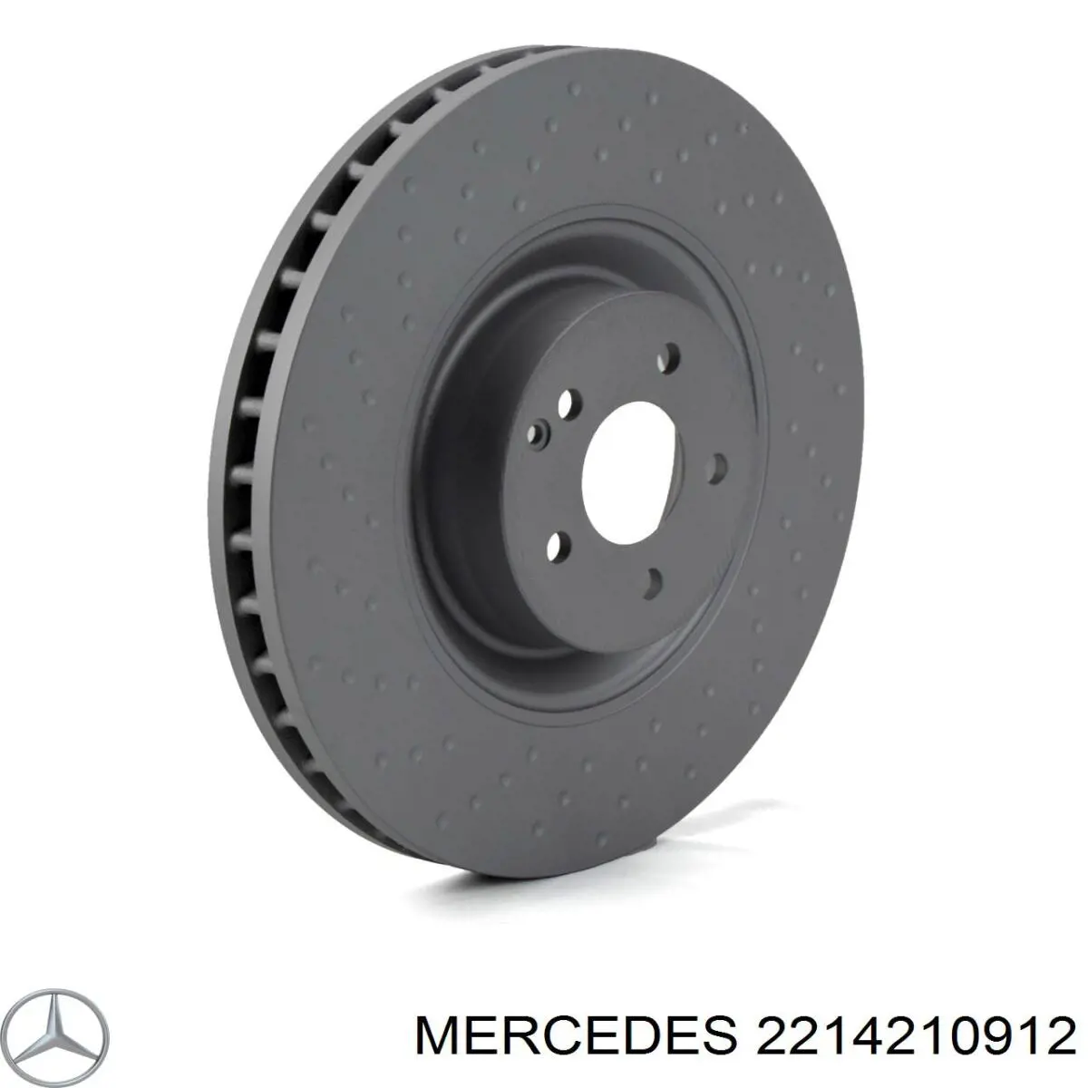 2214210912 Mercedes disco de freno delantero