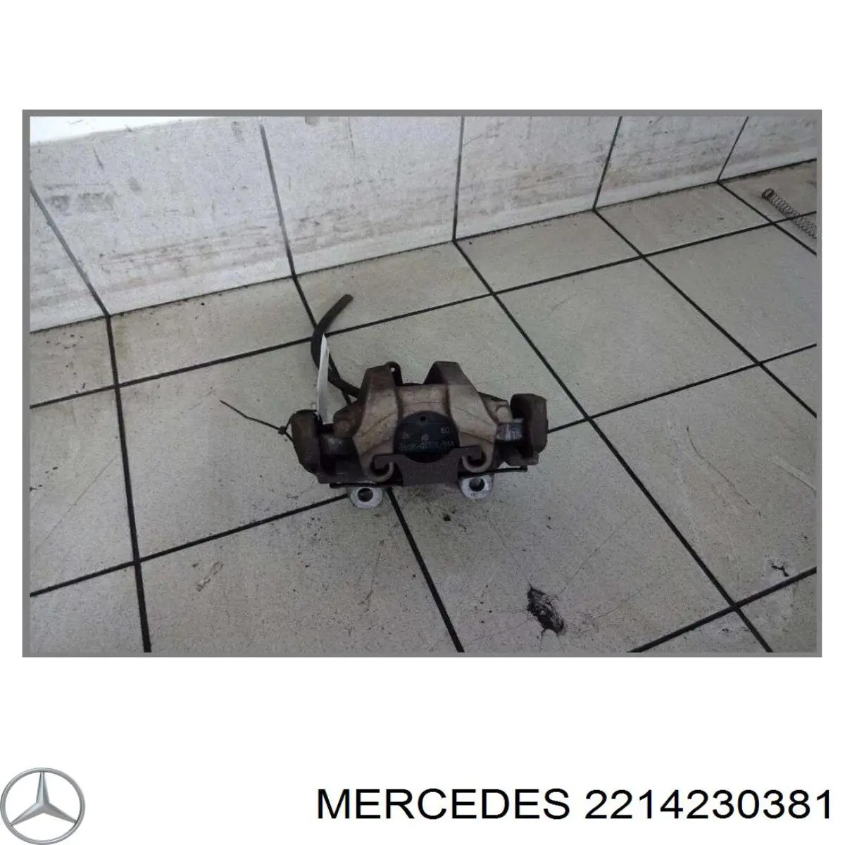 2214230381 Mercedes pinza de freno trasera izquierda