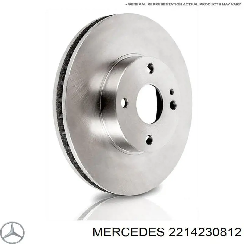 2214230812 Mercedes disco de freno trasero