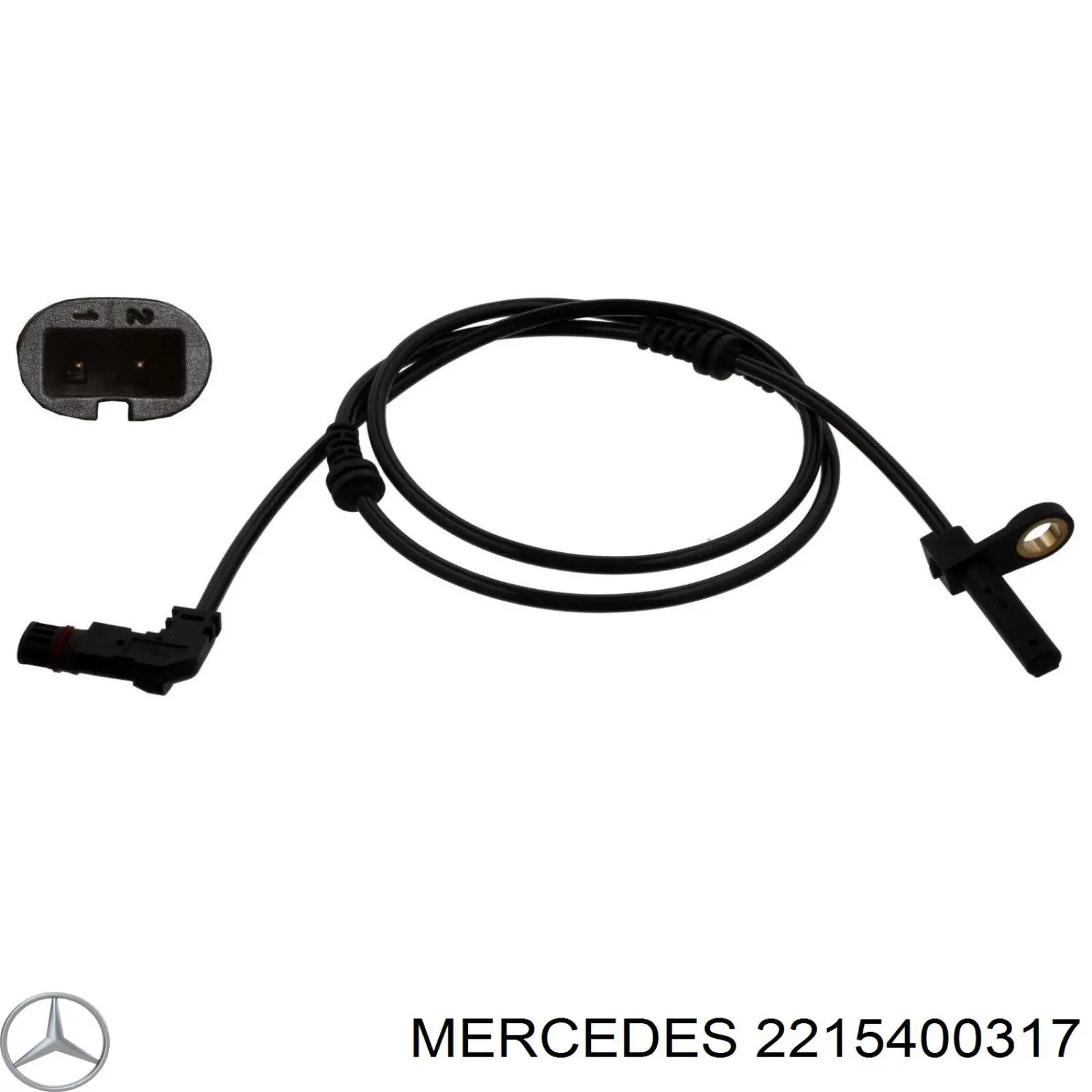 2215400317 Mercedes sensor abs delantero