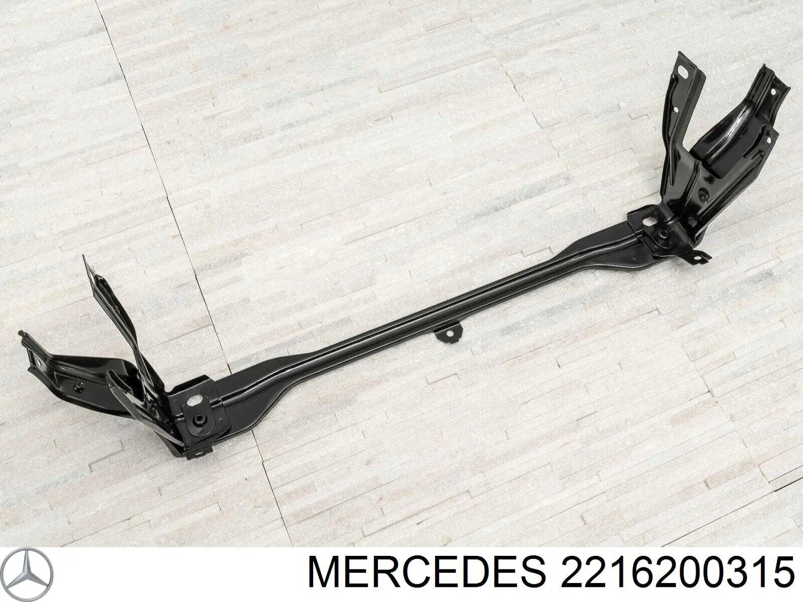 2216200315 Mercedes refuerzo parachoque delantero