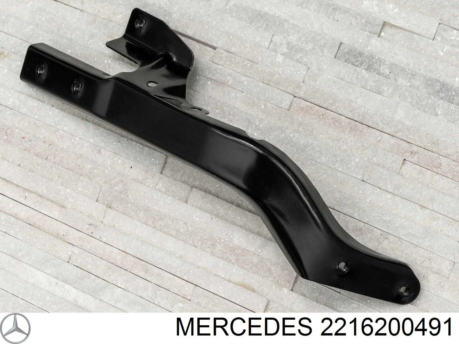 2216200491 Mercedes soporte de radiador derecha (panel de montaje para foco)