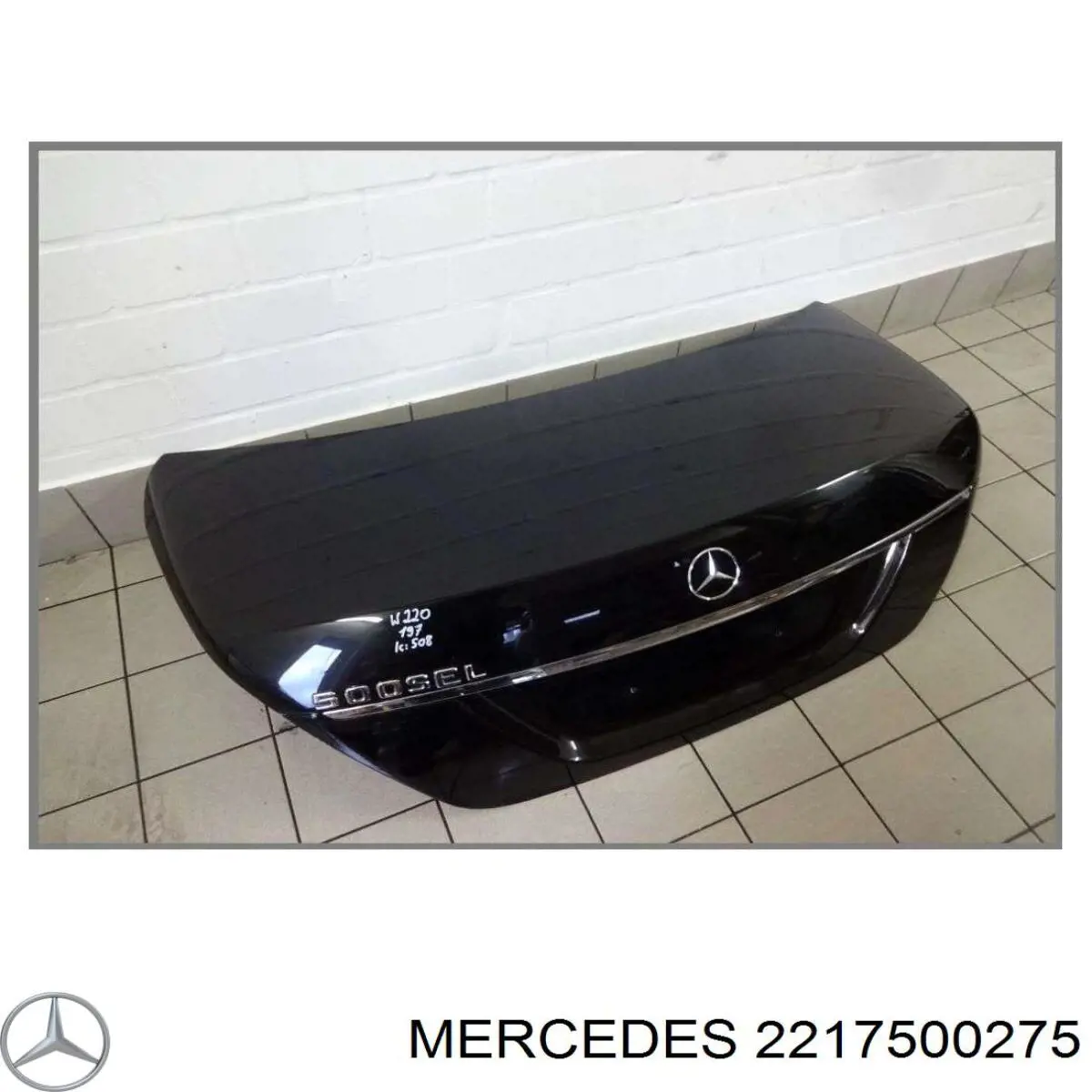 Tapa del maletero Mercedes S (W221)