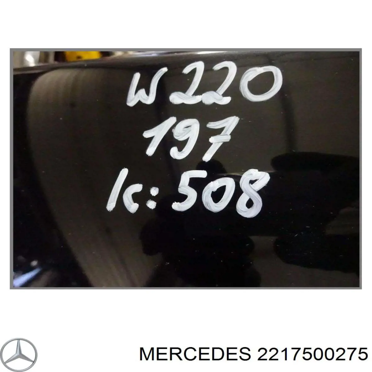  Tapa maletero Mercedes S 