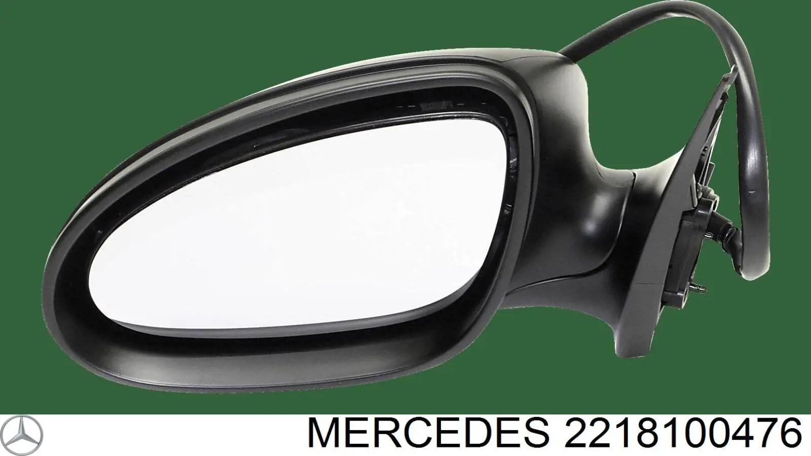 2218100476 Mercedes espejo retrovisor derecho