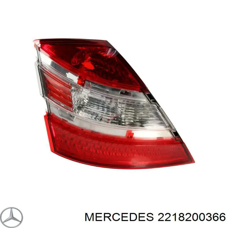 2218200366 Mercedes piloto posterior izquierdo