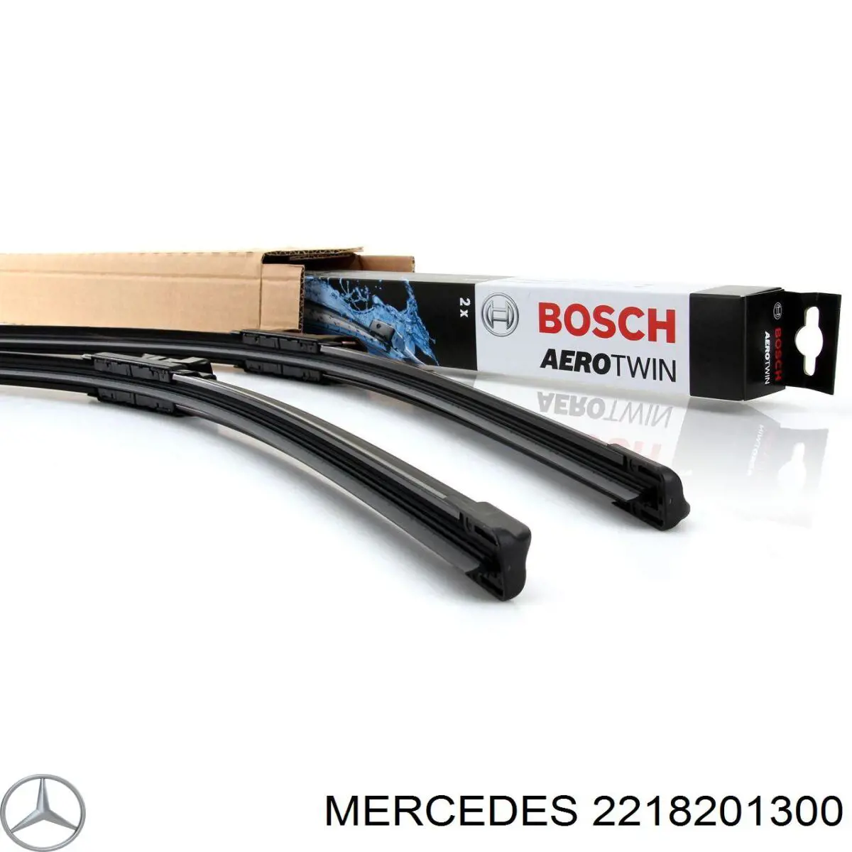 2218201300 Mercedes Escobillas Limpiaparabrisas delanteras