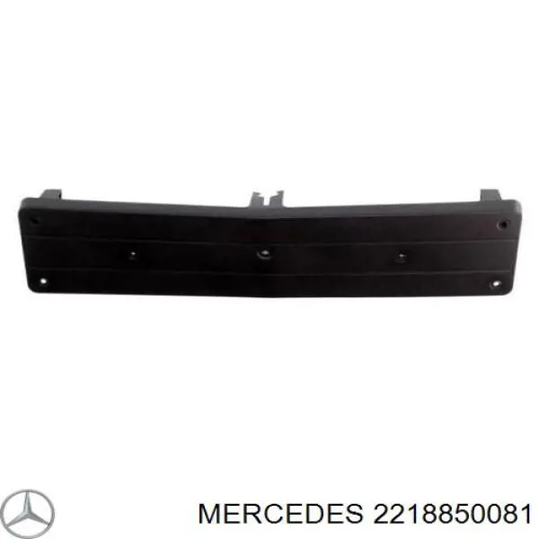 2218850081 Mercedes soporte de matricula delantera