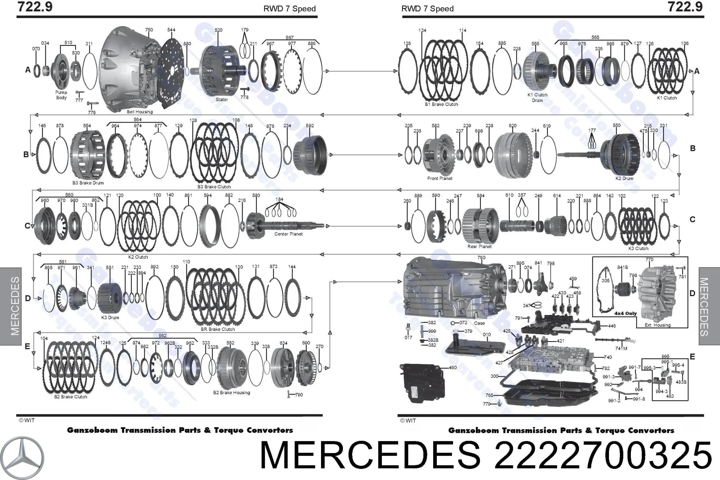 A2222700325 Mercedes 